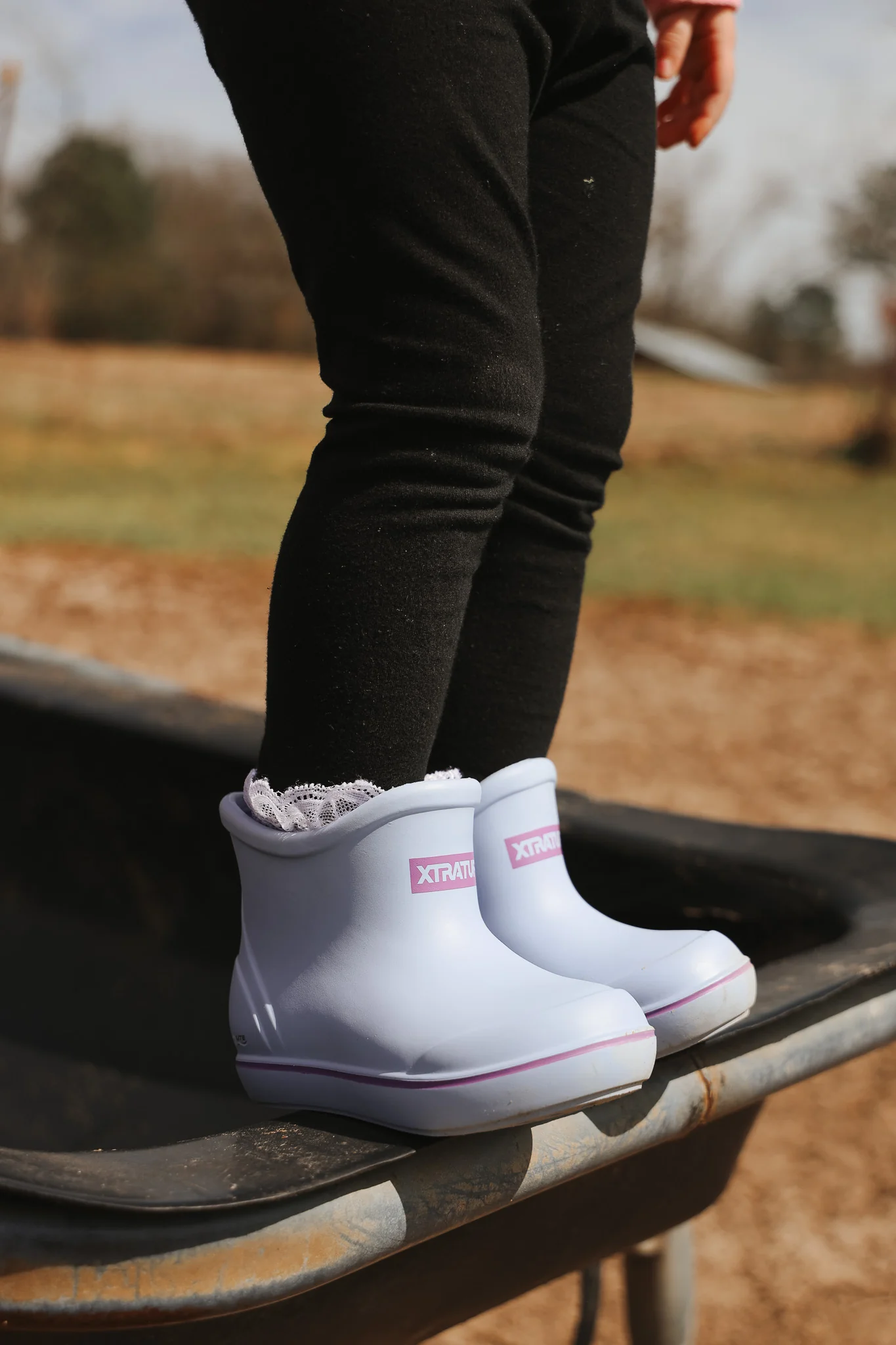 Little Kid's TUFS Light Blue Ankle Deck Boot - Image 16