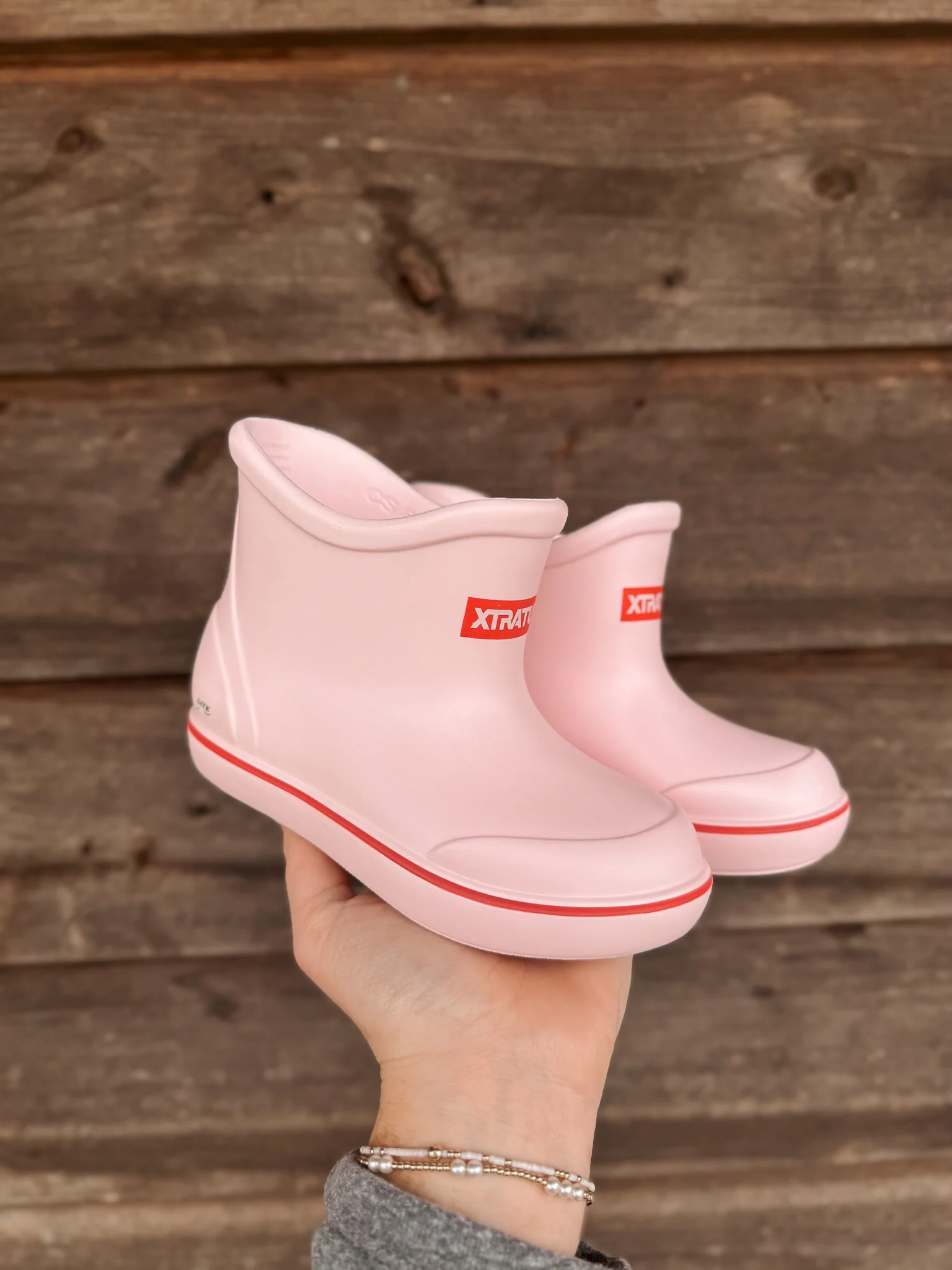 Little Kid's Tufs Pink Ankle Deck Boot - Image 10