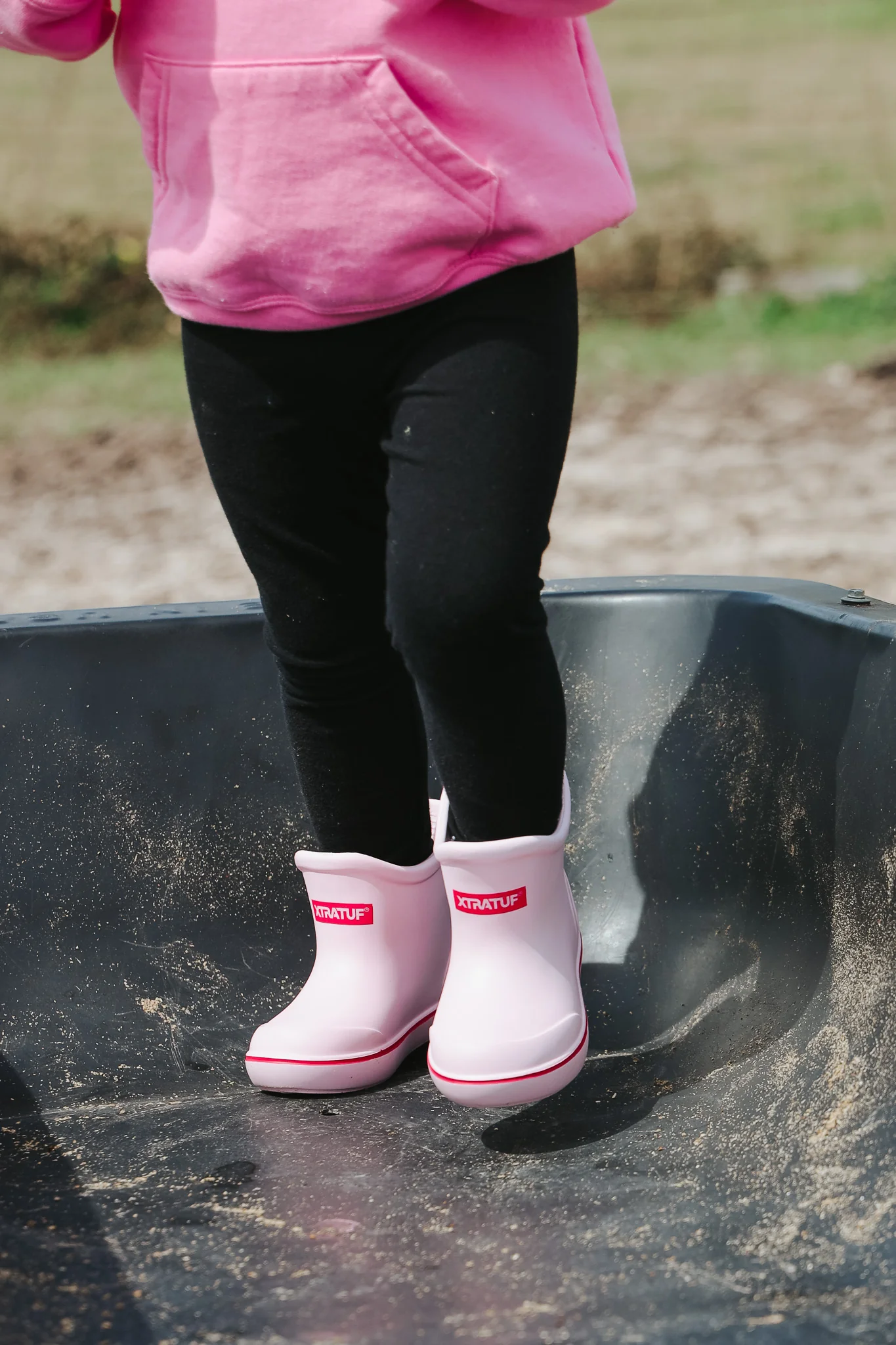 Big Kid's Tufs Pink Ankle Deck Boot - Image 14