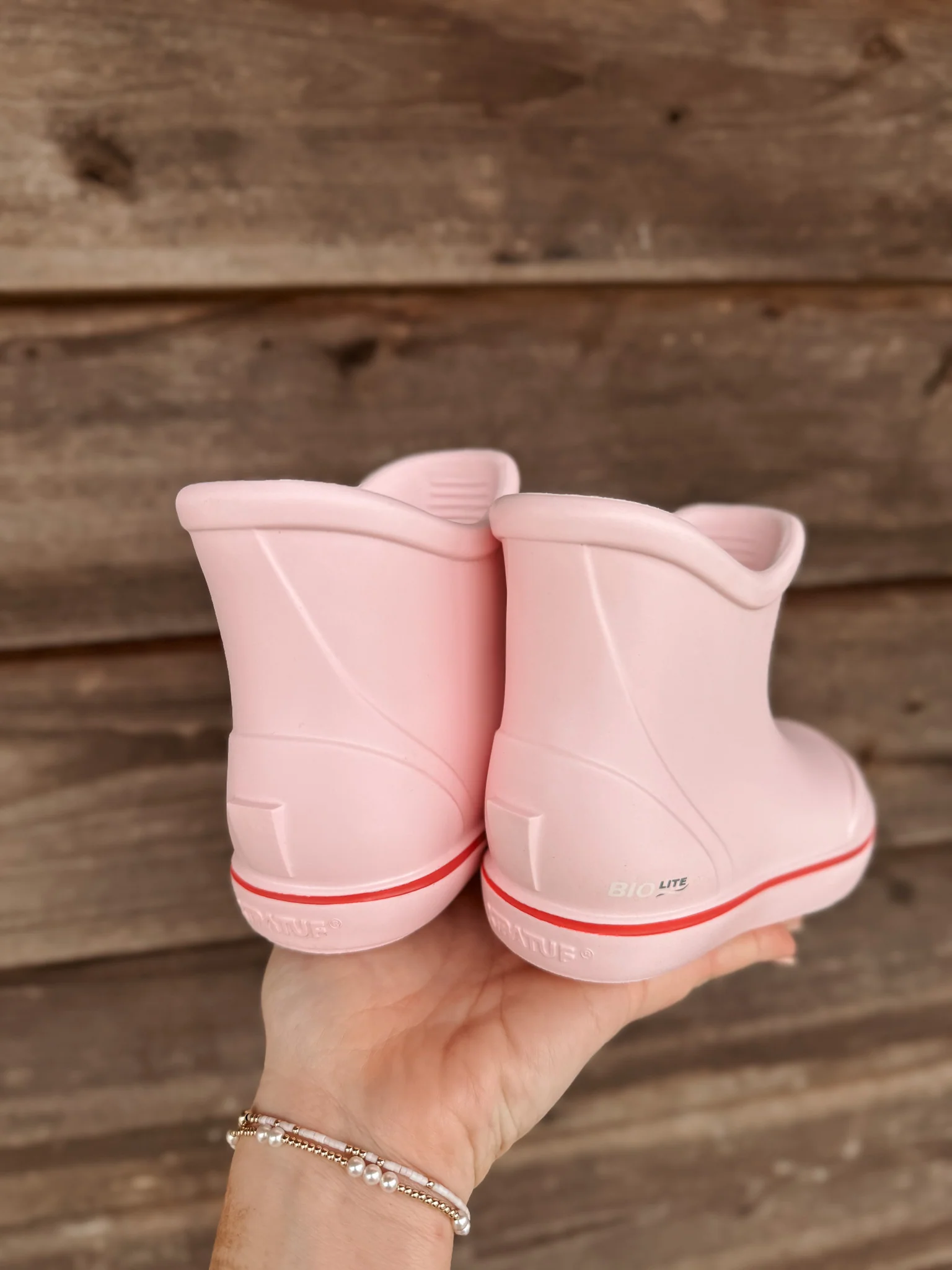 Big Kid's Tufs Pink Ankle Deck Boot - Image 18