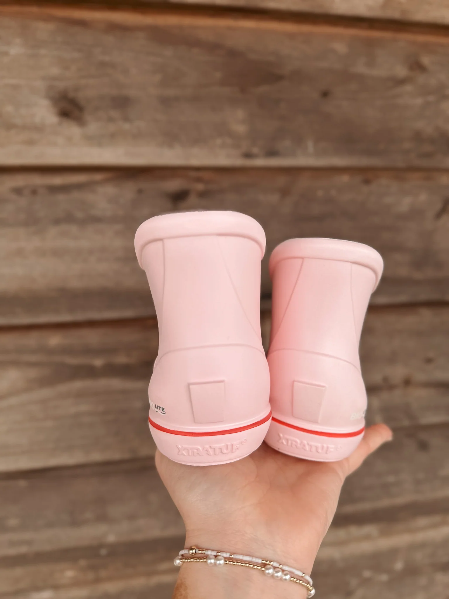 Big Kid's Tufs Pink Ankle Deck Boot - Image 19