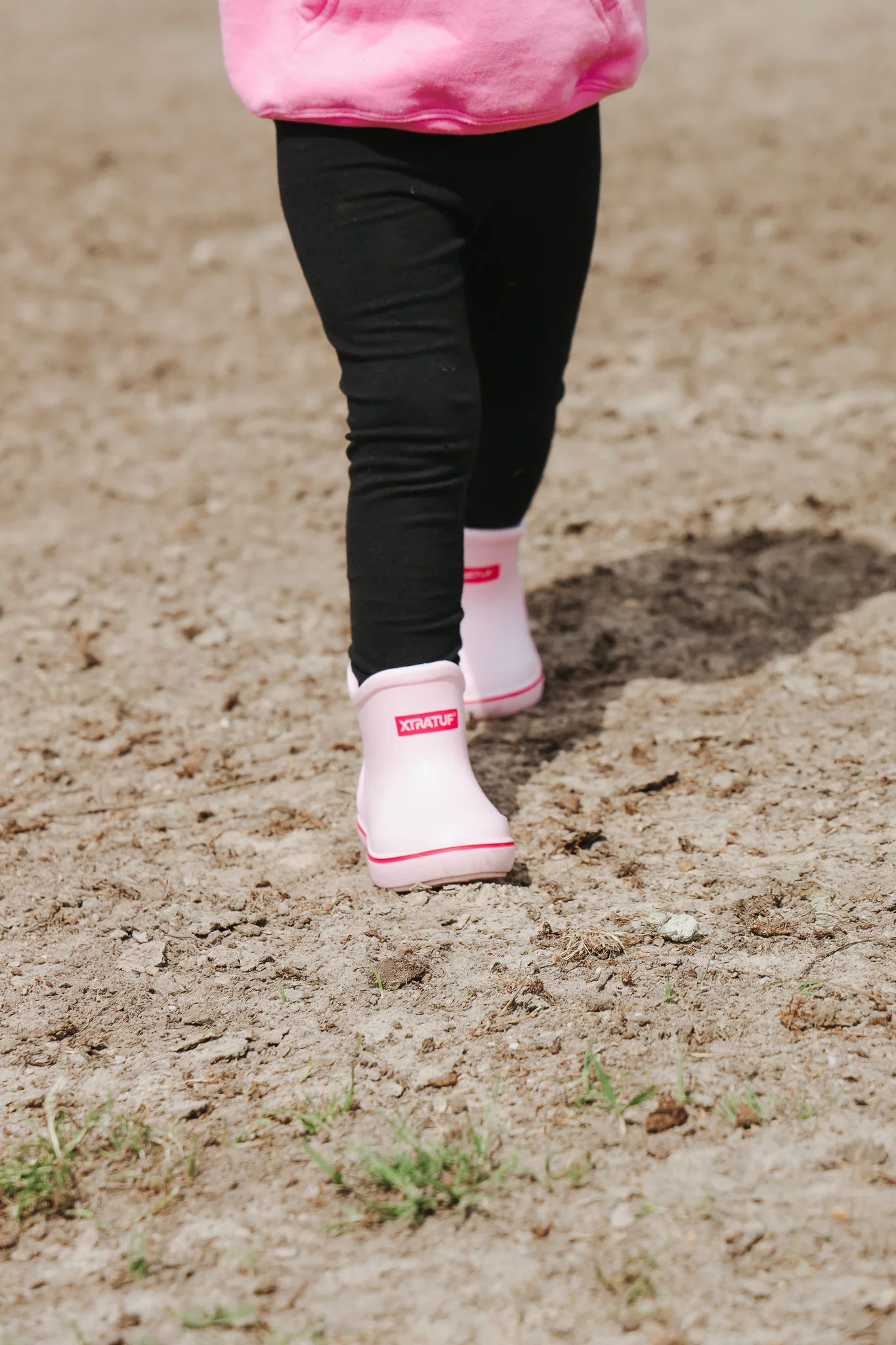 Big Kid's Tufs Pink Ankle Deck Boot - Image 3