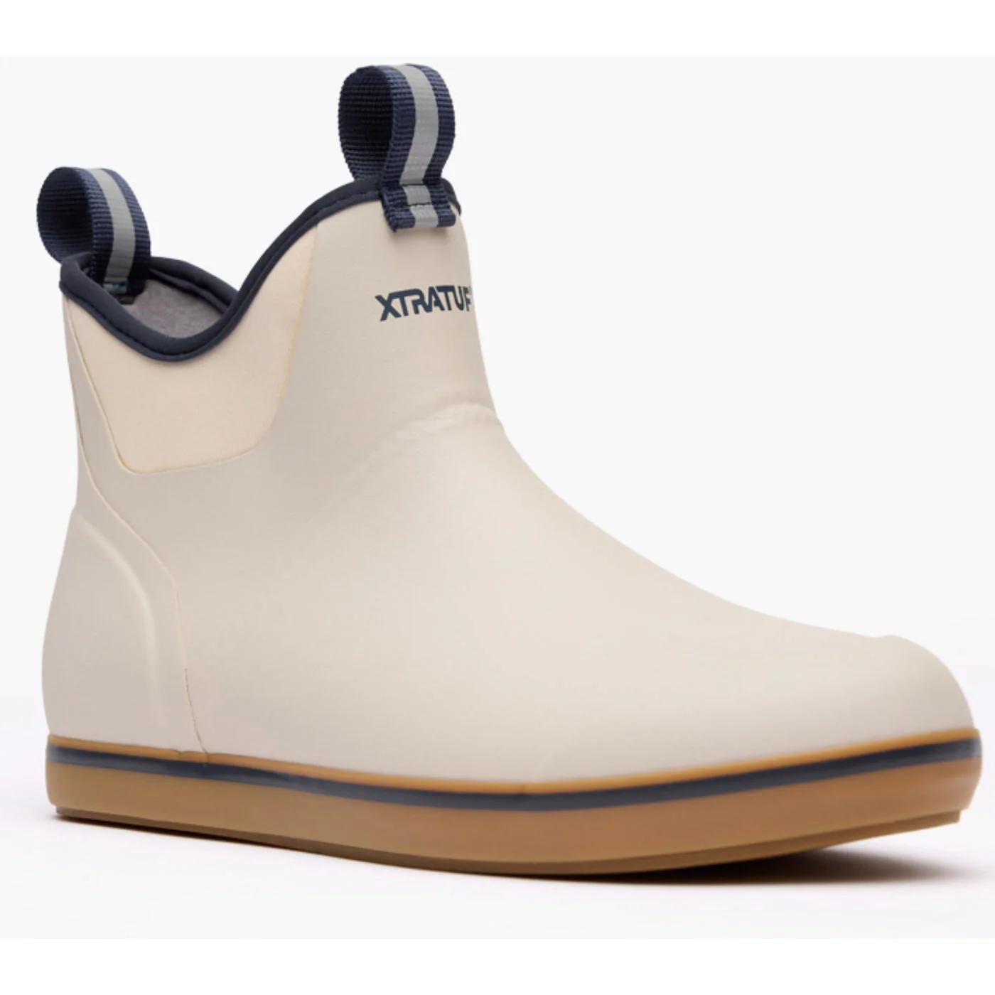 Men's XTRATUF Ankle Deck Boot in White/Navy - Image 4