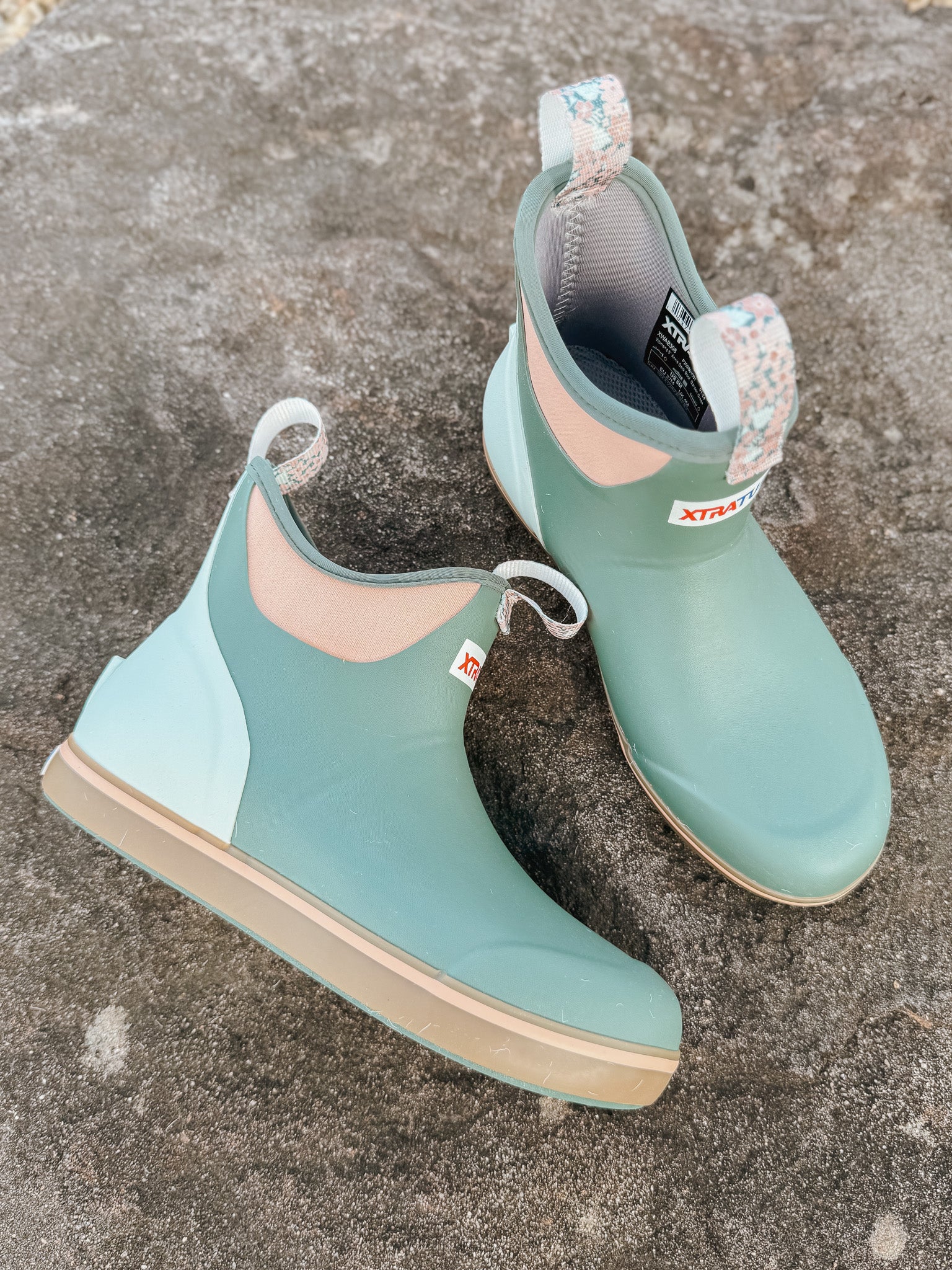 XTRATUF Women's Ankle Deck Boots in Green - Image 2
