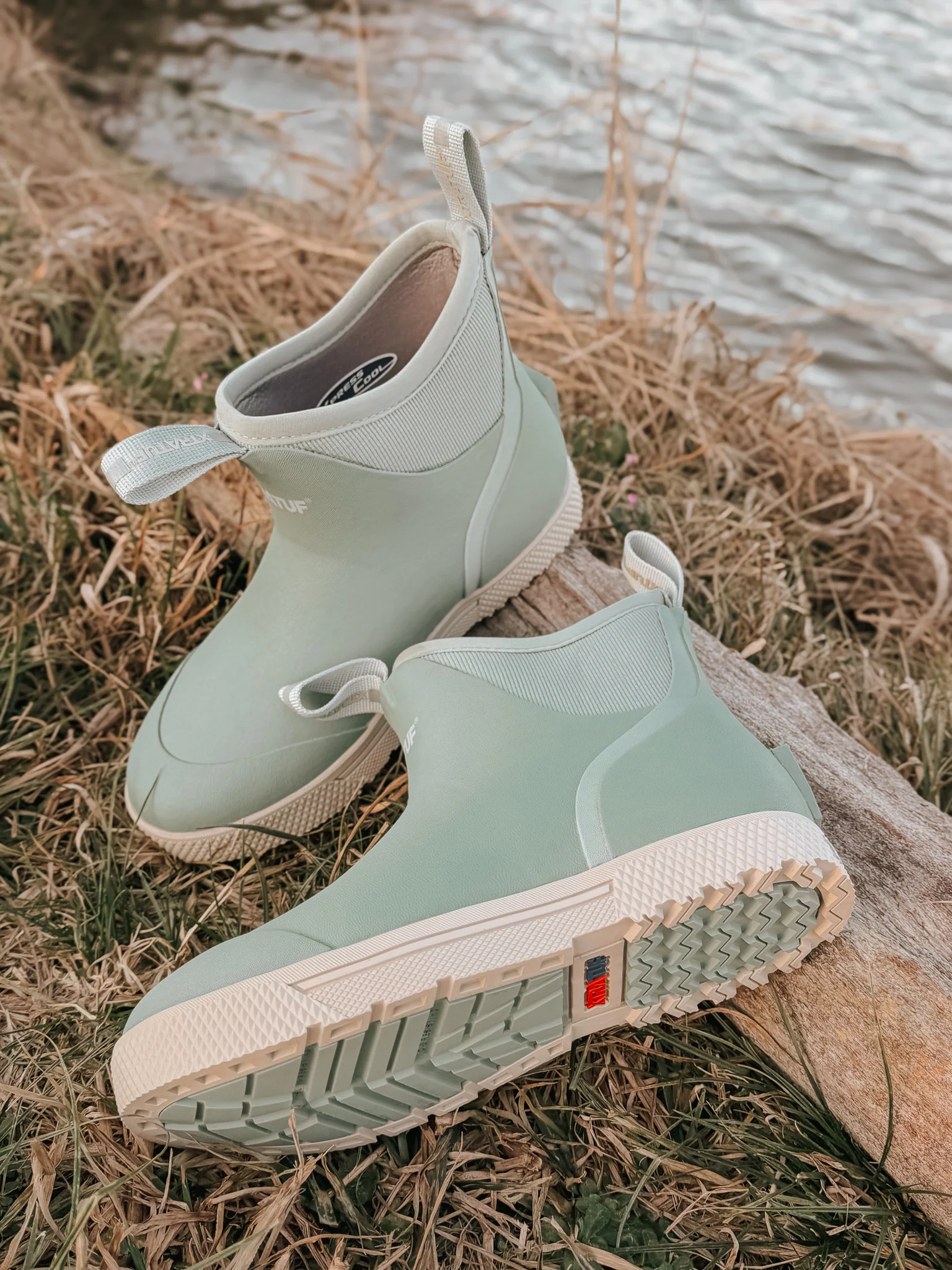 XTRATUF Women's Wheelhouse Ankle Deck Boot in Iceberg - Image 2
