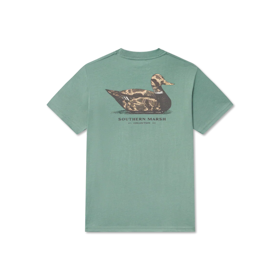 Youth Southern Marsh Vintage Duck Decoy T-Shirt in Sage - Image 4